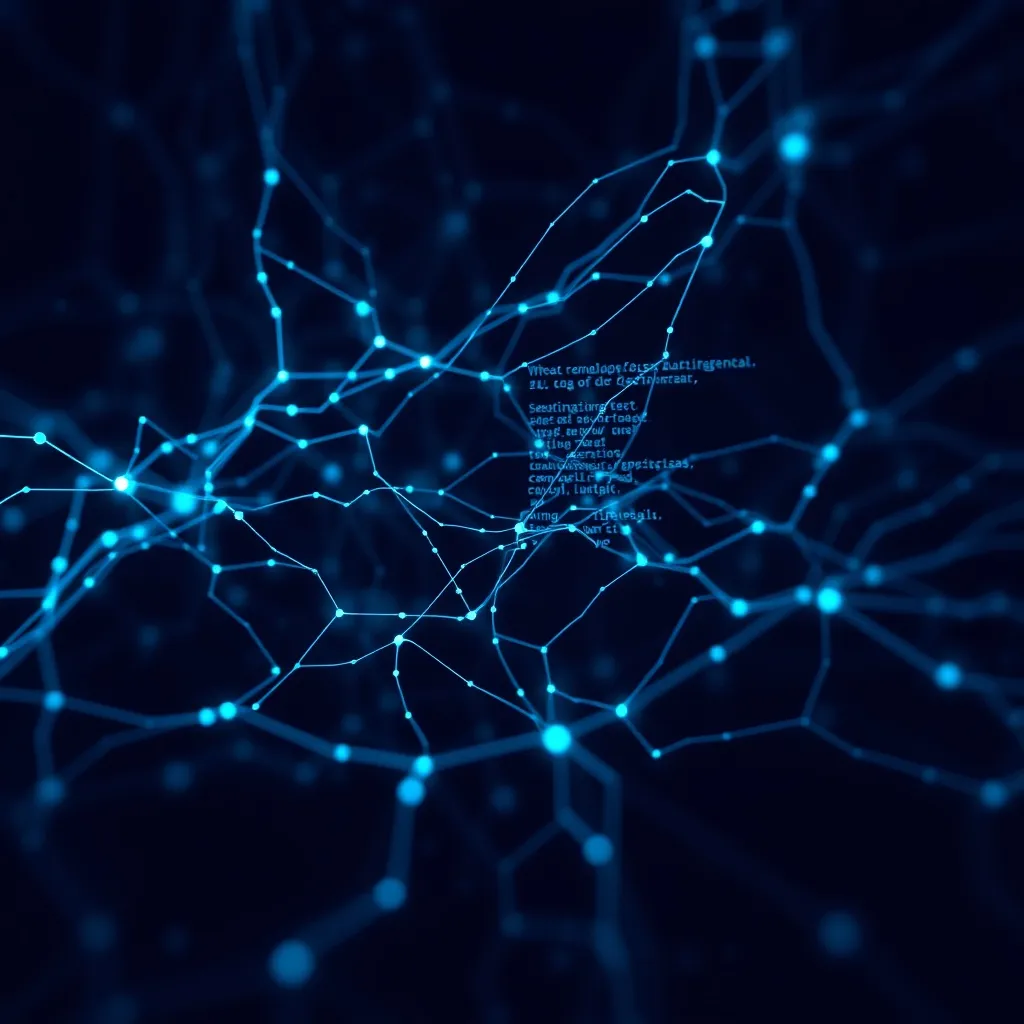 Abstract digital visualization of neural network pathways an